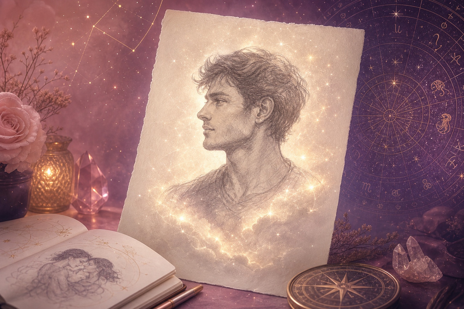 Product-themed illustration for Soulmate Story
